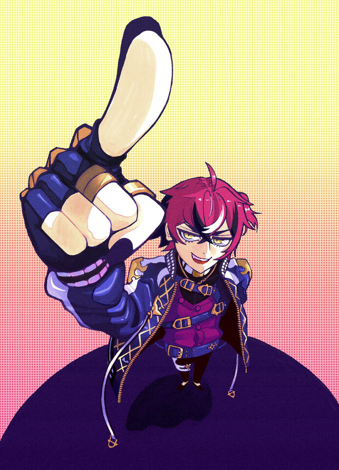 Nijisanji - Doppio Dropscythe - Full Body