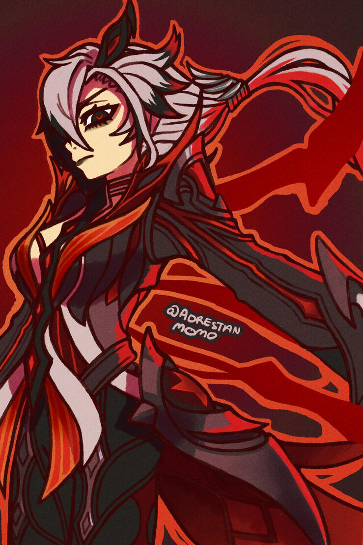 Genshin Impact - Arlecchino - Half Body