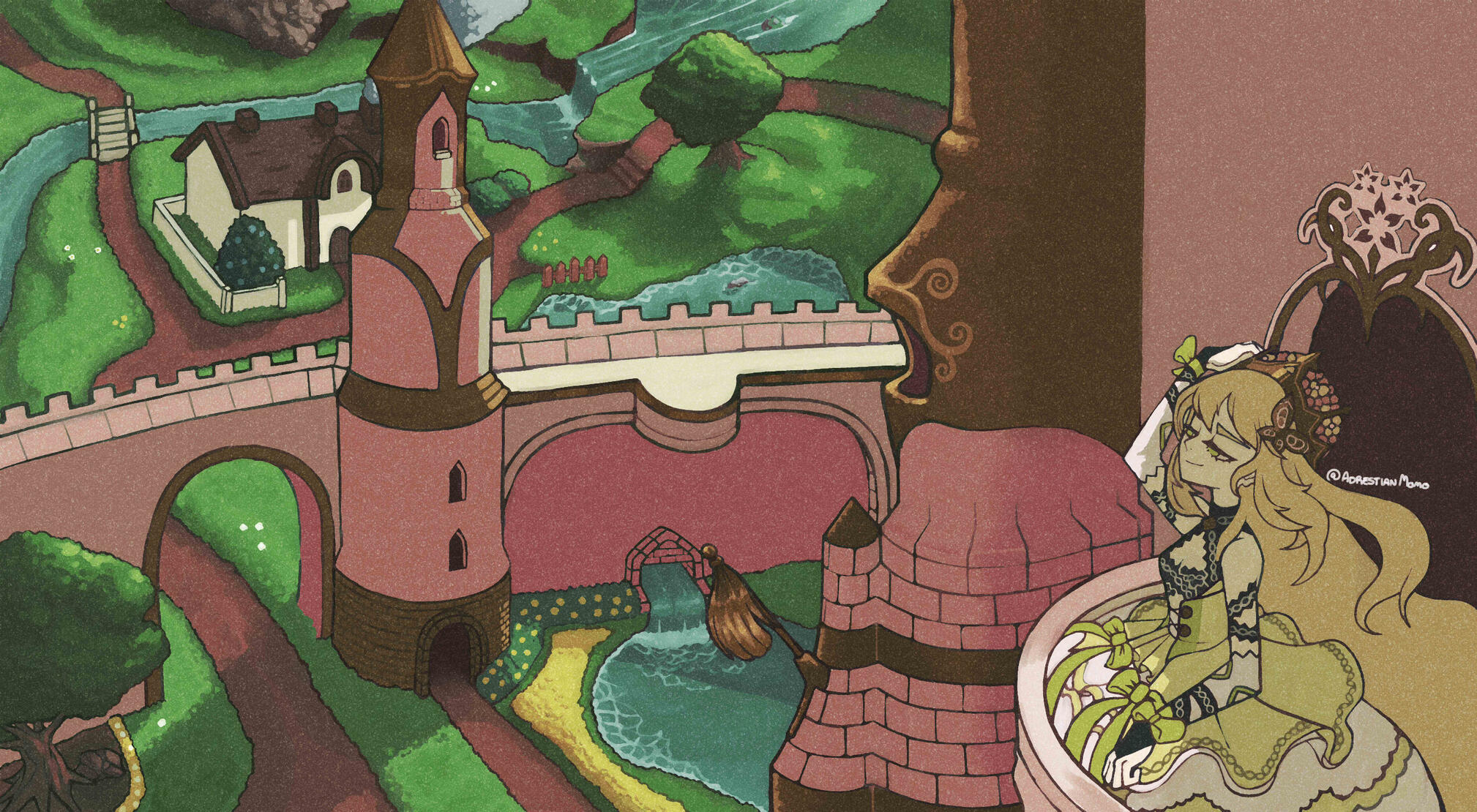 Fire Emblem - Céline - Backround