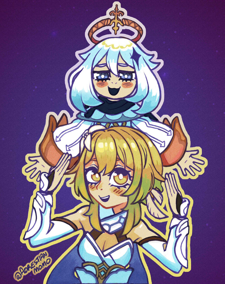 Genshin Impact - Lumine & Paimon - Bust